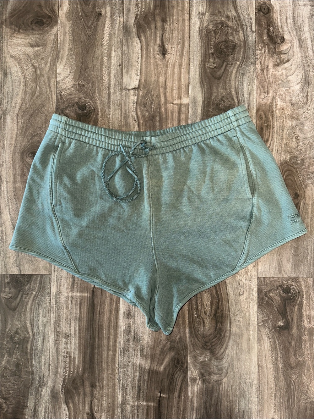 NWT Victoria’s Secret PINK Fleece Shorts Green Size Large